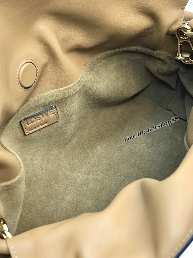 Loewe專櫃2022新款小牛皮肩背女包 羅意威Flamenco clutch系列升級版福袋大號 10856 lyw1152